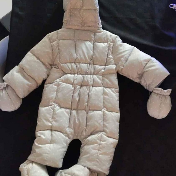 Lively Rabbit puffer Overall coat unisex 3-6mths - Picture 2 of 2